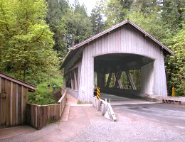 Covered Bridge over Cedar Creek north of Vancouver